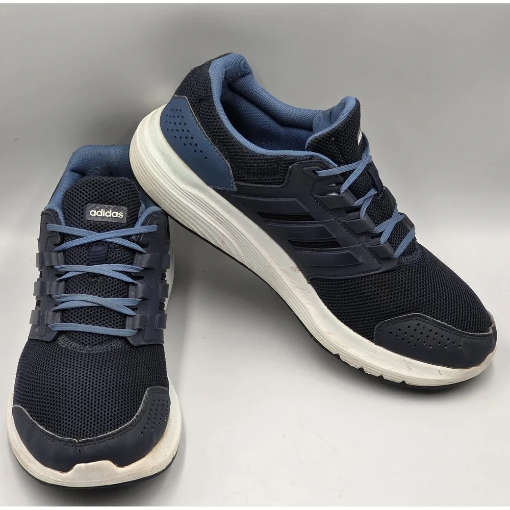adidas Galaxy 4 M Mens 8.5 Collegiate Navy Ash Blue Running Shoes CP8828